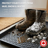 Heavy Duty Boot Tray – 24 x 16 in Pack of 2| Made in Canada