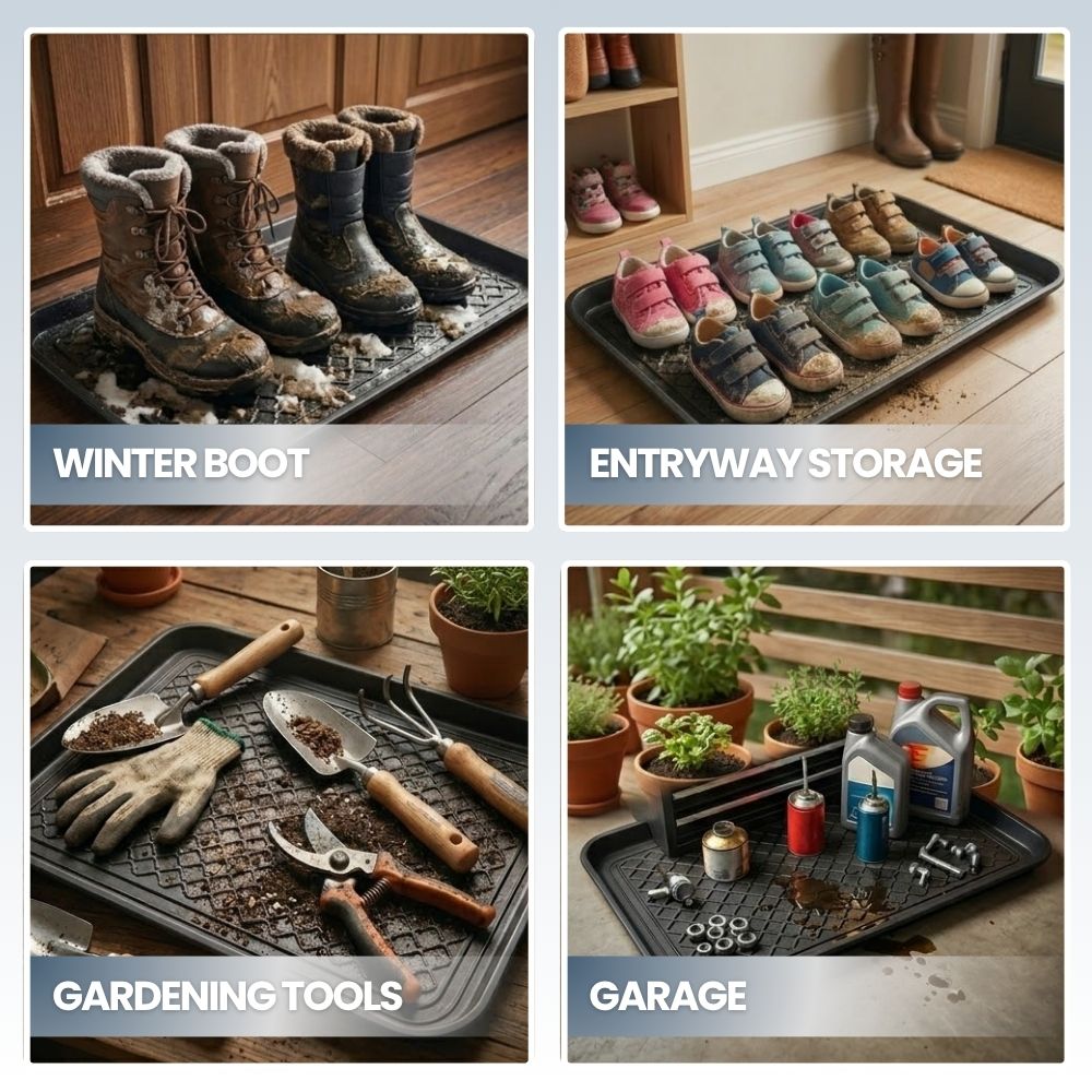 Heavy Duty Boot Tray – 24 x 16 in Pack of 2| Made in Canada