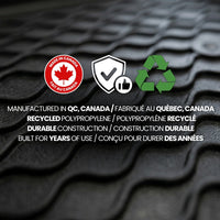 Plateaux à bottes résistants – 24 x 16 po, ensemble de 2 | Fabriqués au Canada