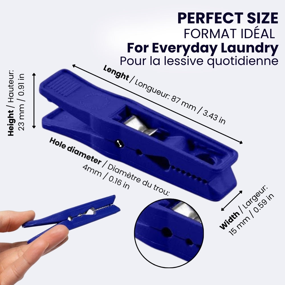 Écono Pack - 40 Épingles à linge avec boîte de rangement